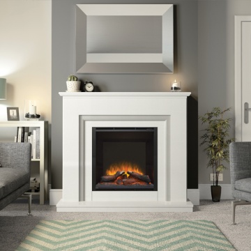 Elgin & Hall Embleton Marble Electric Fireplace Suite